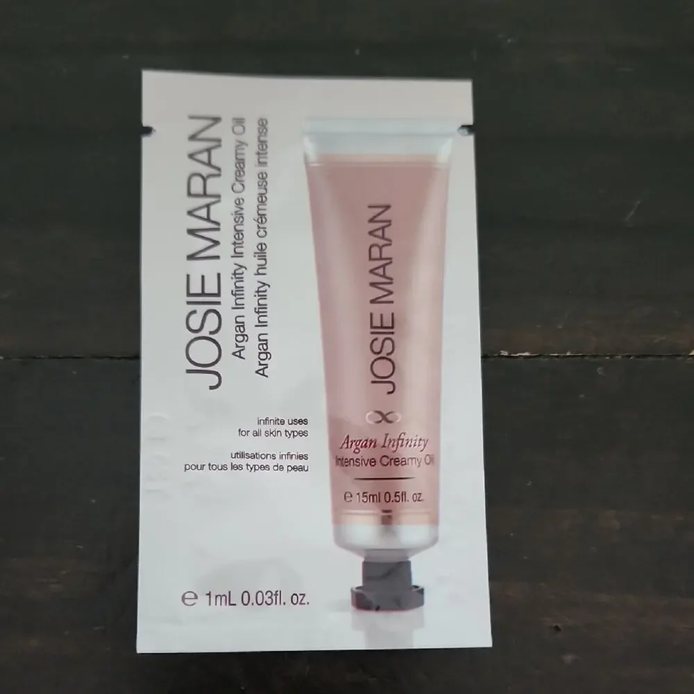 JOSIE MARAN Argan Oil Argan Milk Argan Infinity Cream & More Travel Sample Sizes